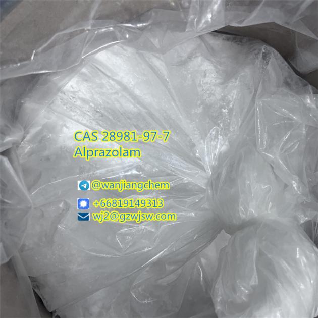 Pure alprazolam powder(raw xanax) CAS: 28981-97-7 big stock
