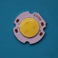 3W Round COB High power LED, 20mm