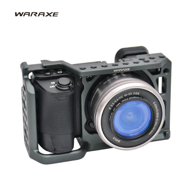 WARAXE A6 Camera Cage for Sony A6000 A6300 A6500 ILCE-6000 / ILCE-6300 / ILCE-A6