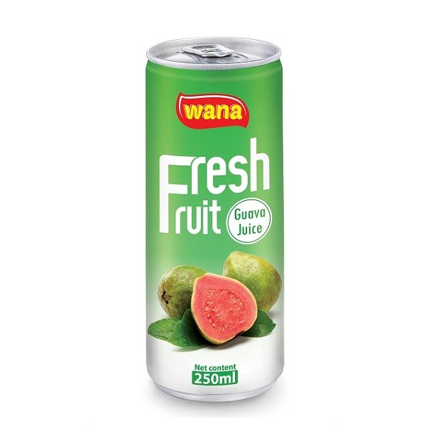 New Guava Juice Drink In Can 250ml 
