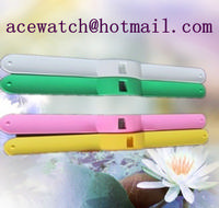 silicone watch (silica gel watches) slap band watch J