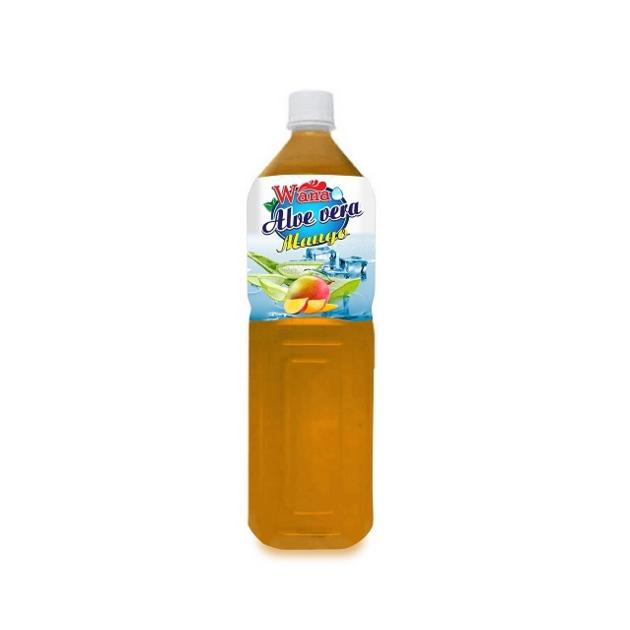 Tropical Aloe Vera Drink With Mango Flavor in Bottle 1.5L