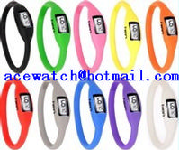 silicone watch (Ion watch) silica gel wristwatches slap band watch M
