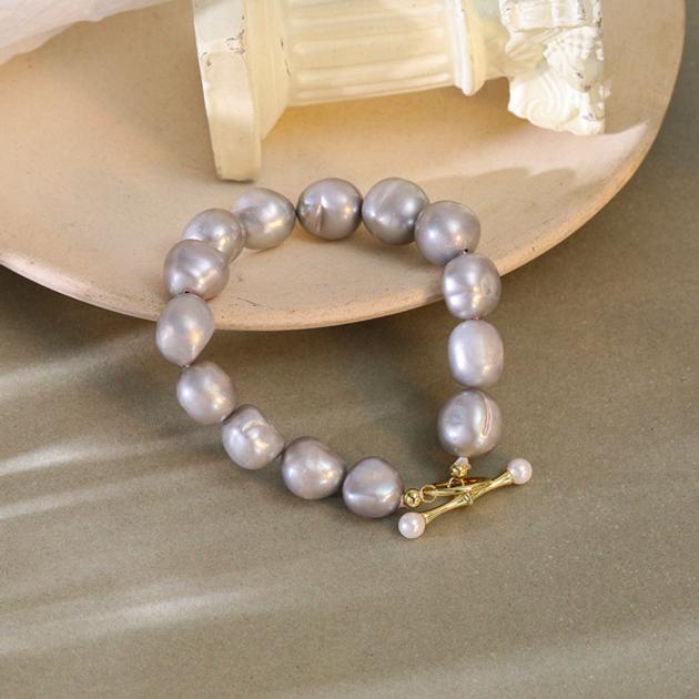 S925 Sterling Silver Special Shaped Pearl