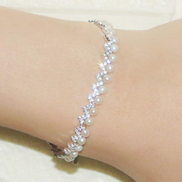 S925 Sterling Silver Bracelet Freshwater Pearl