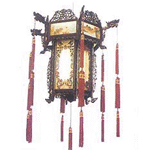 Rose Wood Palace Lantern