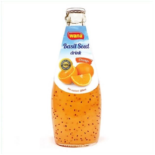 FRESH BASIL SEED IN 290ML GLASS