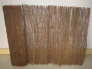 brushwood fence