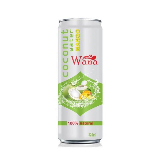 Vietnam Coconut Juice With Mango Flavor Canned 320ml
