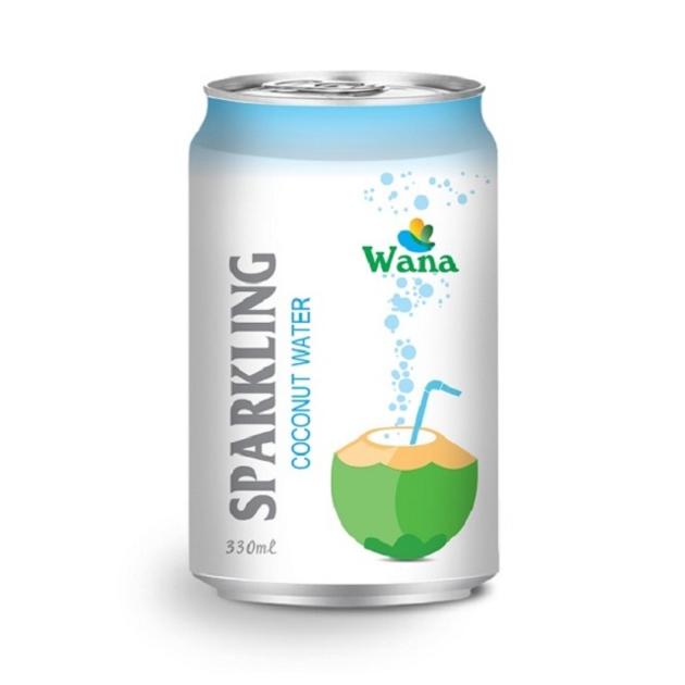 330ml Canned Spakling Coconut Water With Original Flavor Private Label Beverage