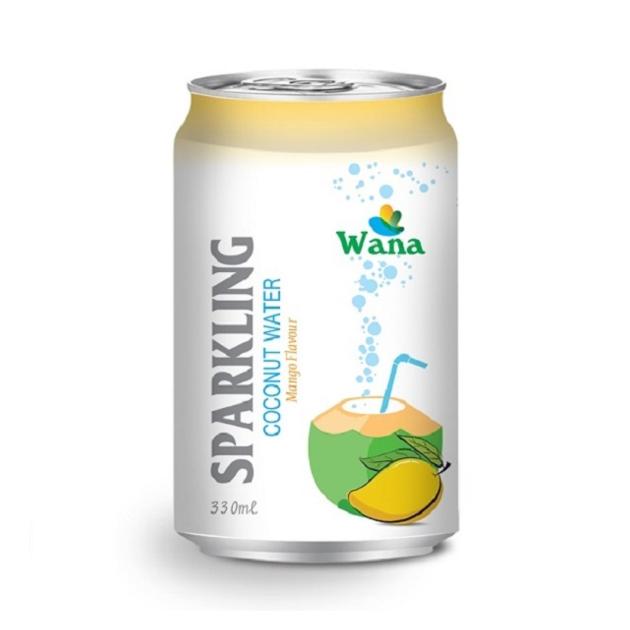 330ml Canned Spakling Coconut Water With