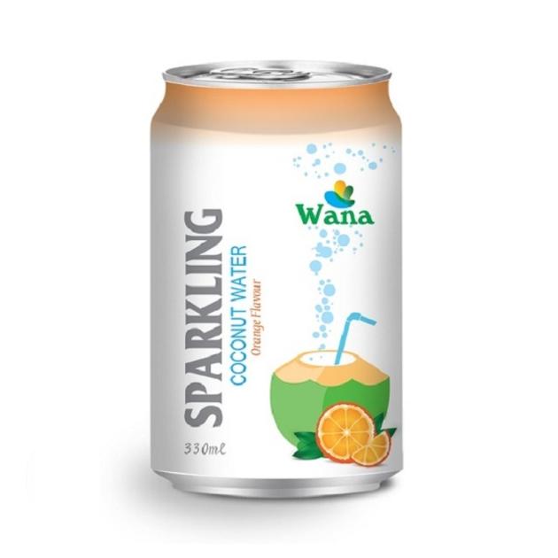 330ml Canned Spakling Coconut Water With