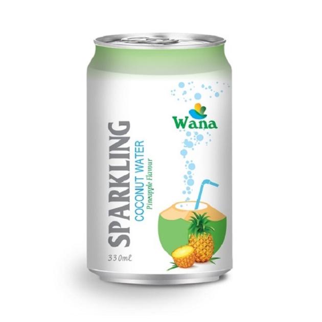 330ml Canned Spakling Coconut Water With