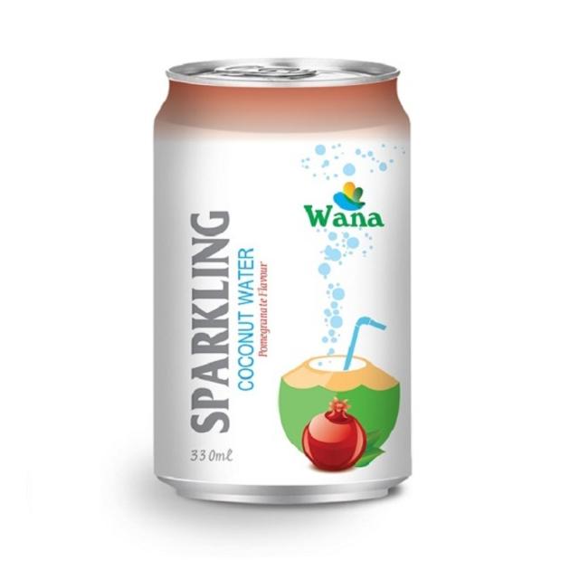 330ml Canned Spakling Coconut Water With