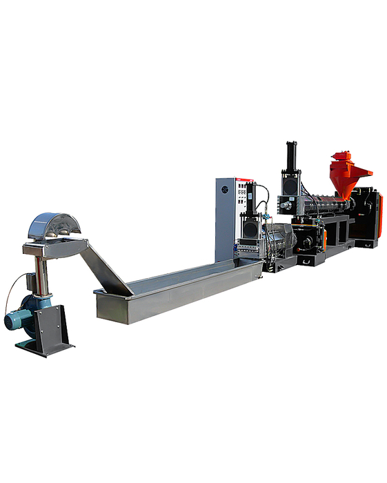 Exhaust type composite plastic granulator