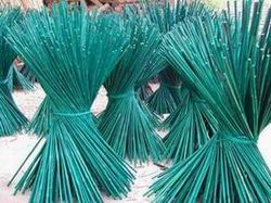 Green bamboo cane