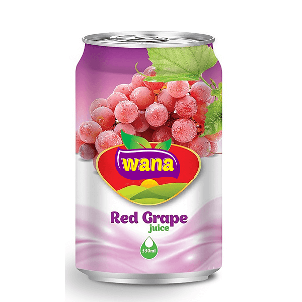 Sparkling Red Grape Juice Brands in Vietnam Canned 330ml