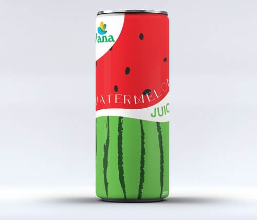 VIETNAM BEVERAGE WATER MELON JUICE DRINK IN CAN