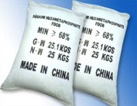 sodium hexmetaphosphate (SHMP)