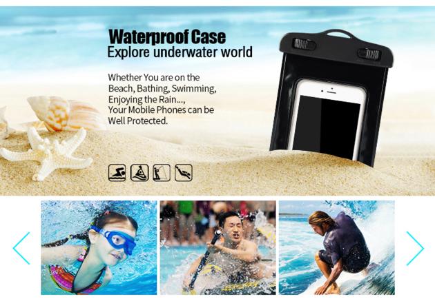 PVC Waterproof Cell Phone Bag Mobile