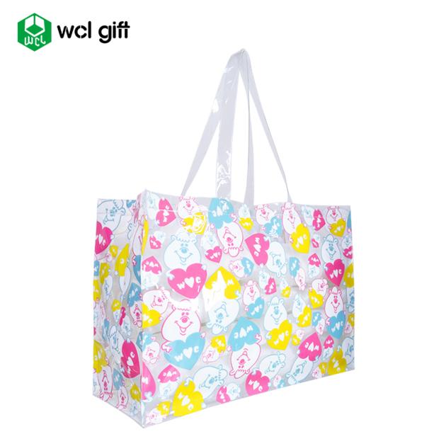 Reusable PVC Tote Bag Grocery Shopping