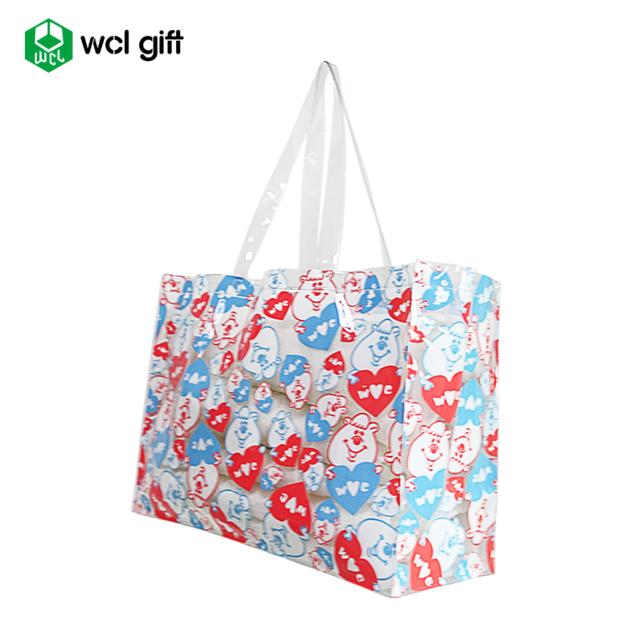 Reusable PVC Tote Bag Beach Shopping