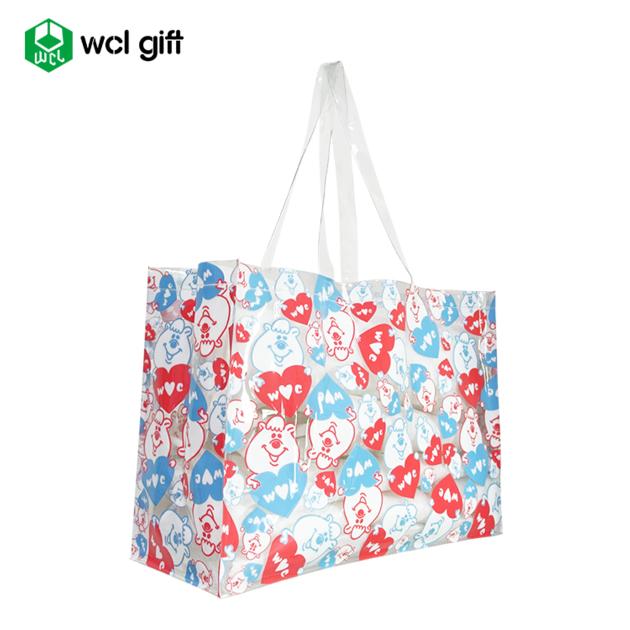 Reusable PVC Tote Bag Beach Shopping