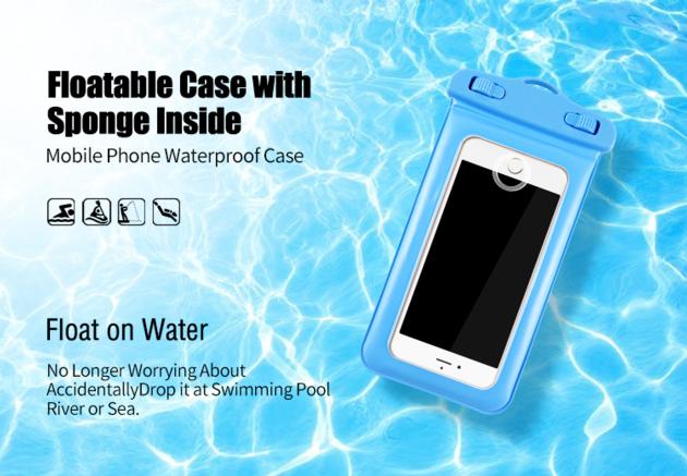 Float PVC Underwater Mobile Phone Bag