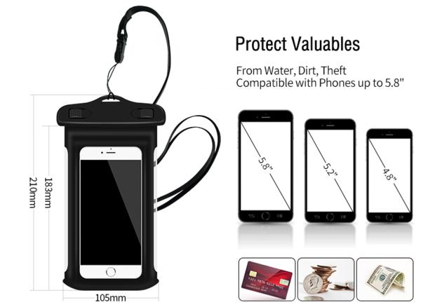 TPU Waterproof Mobile Bag PVC Under