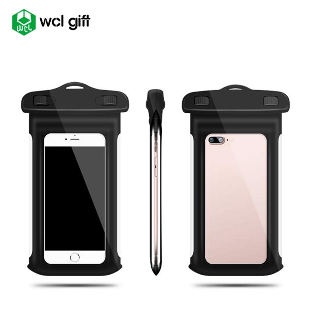 TPU waterproof mobile bag PVC under water cell phone case