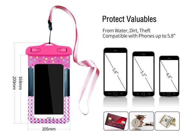 OEM Waterproof Mobile Bag PVC Anti