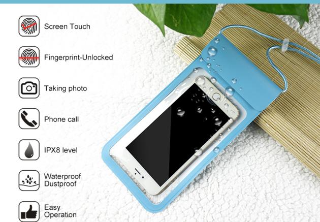 PU Leather Waterproof Mobile Phone Pouch