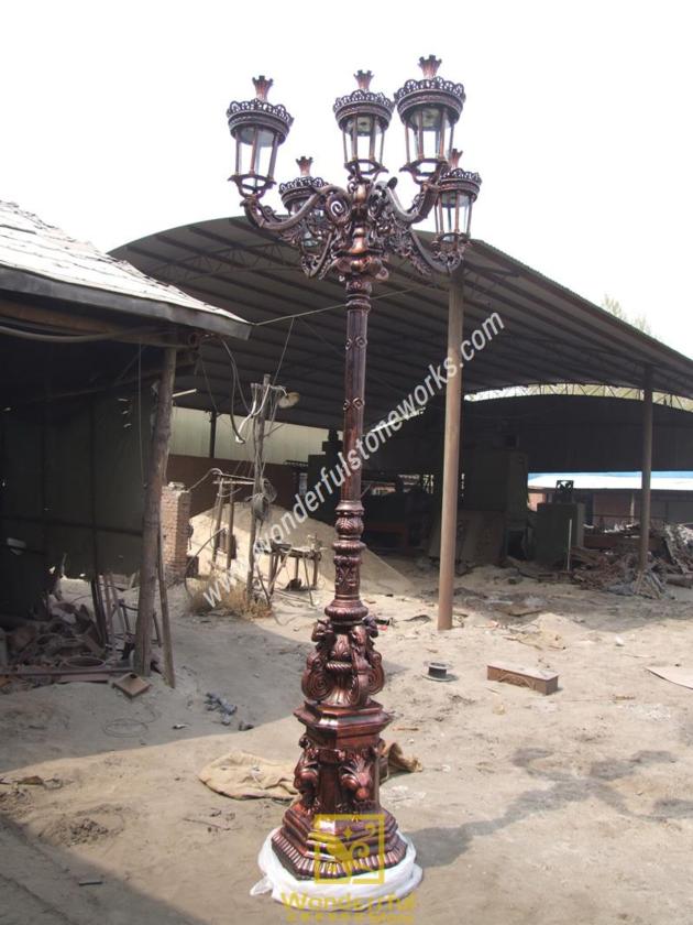 Cast Iron Sculptures Western Style Carvings