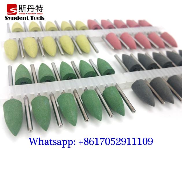  Dental laboratory rotary instrument silicone rubber polisher for acrylics