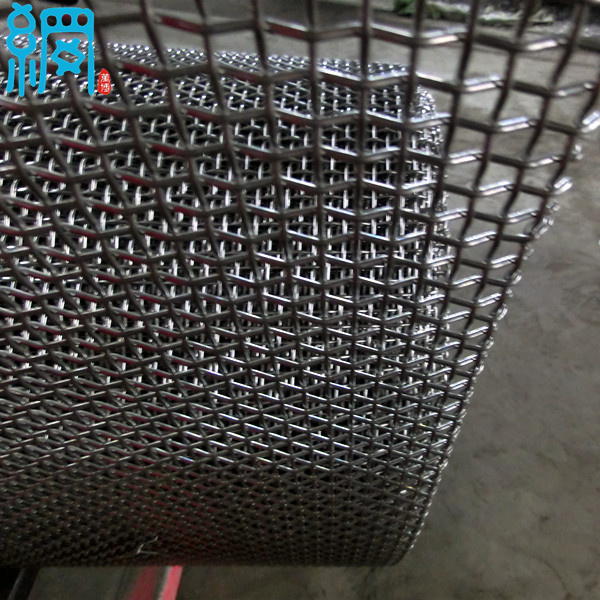 1x1 Mesh Crimped Woven Wire Mesh (1.6-4.8mm wire diameter)