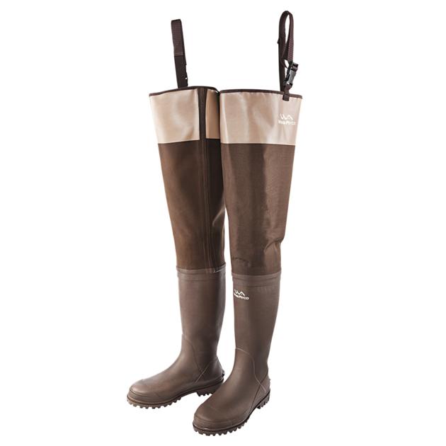 Brown Bootfoot Hip Wader HW02