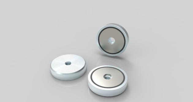 Pot Magnet with Screw Hole