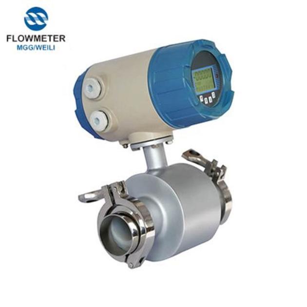 Stainless Steel Sanitary Electromagnetic flowmeter China