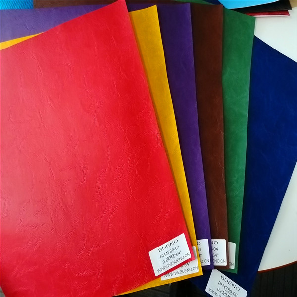 BH4786 Multi-color Embossing polished Synthetic leather 0.6mm*54"