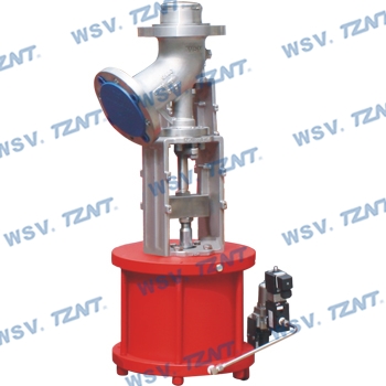 Pneumatic discharge valve