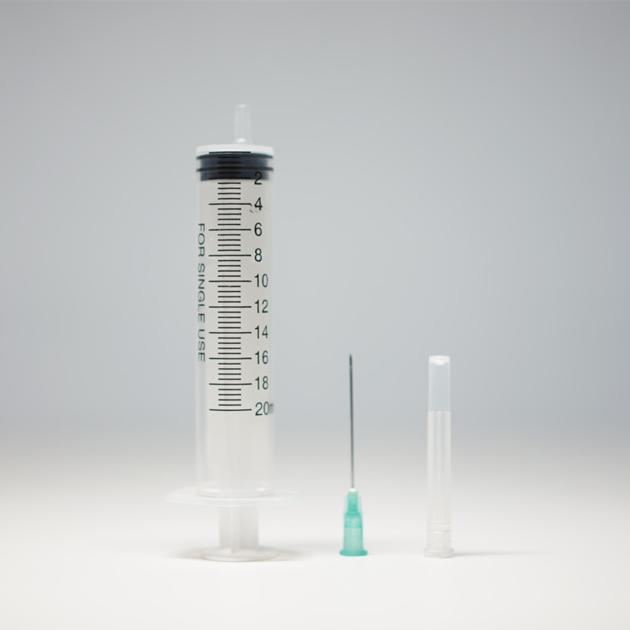 20 Medical Disposable Syringes