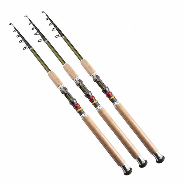 Latest Deep Sea Telescopic Rods Fishing Carbon Fiber Throw Spinning Fishing Rod