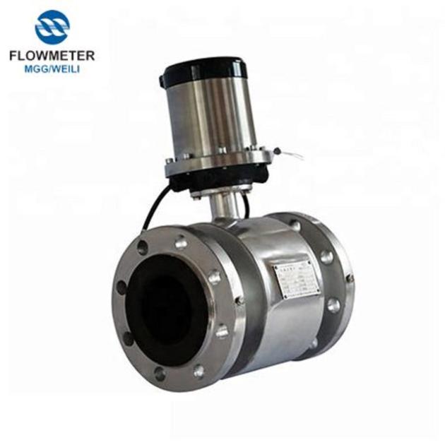 Analog Emg Ss316 Electrode Flowmeter Water Flow Meter Battery Type