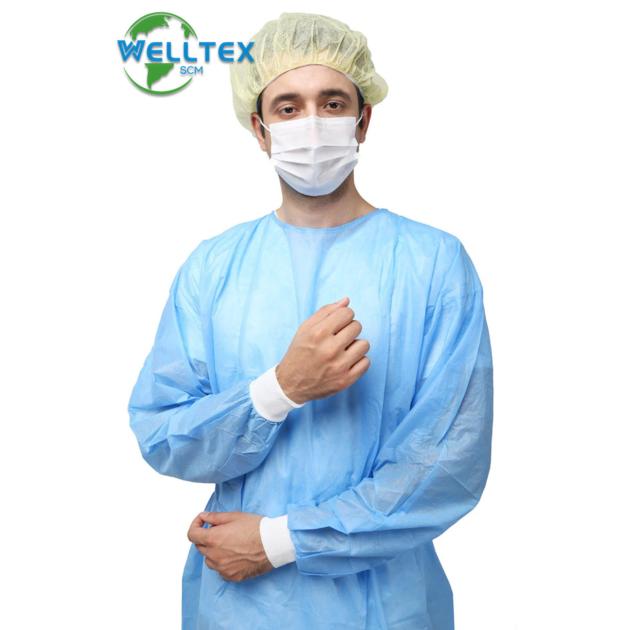 China Manufacturer Disposable Isolation Gowns, disposable gowns, level 2 isolation gown