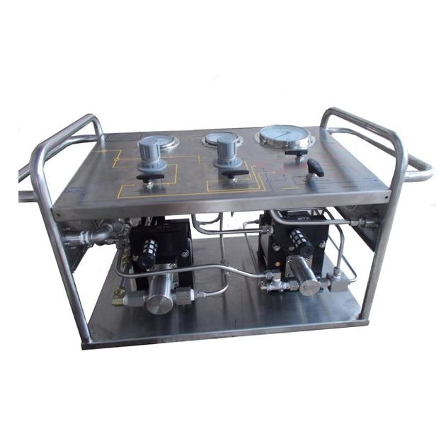 Hydraulic Cylinder Testing Station Test Unit Booster Pump