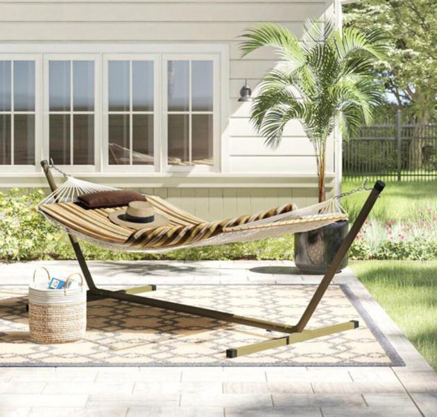 Outdoor Removable Hammock Stand Beach Hammock