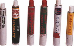 aluminium tube for glue,cosmetic,toothpaste,shoe-oil,and etc
