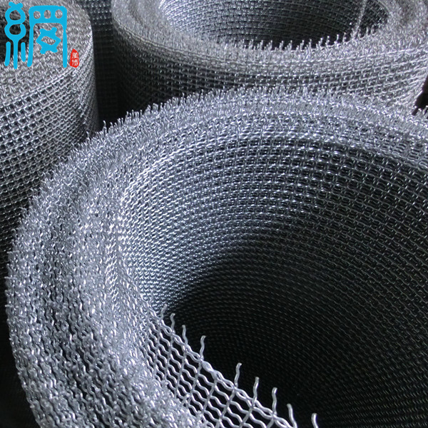 Aluminum crimped wire mesh