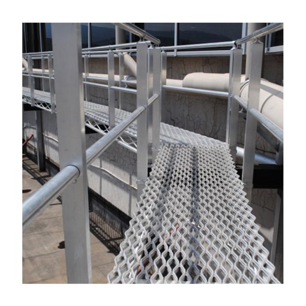 Safety Aluminum Walkway With Serrated Surface