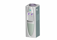 Panda Water Dispenser with Refrigerator